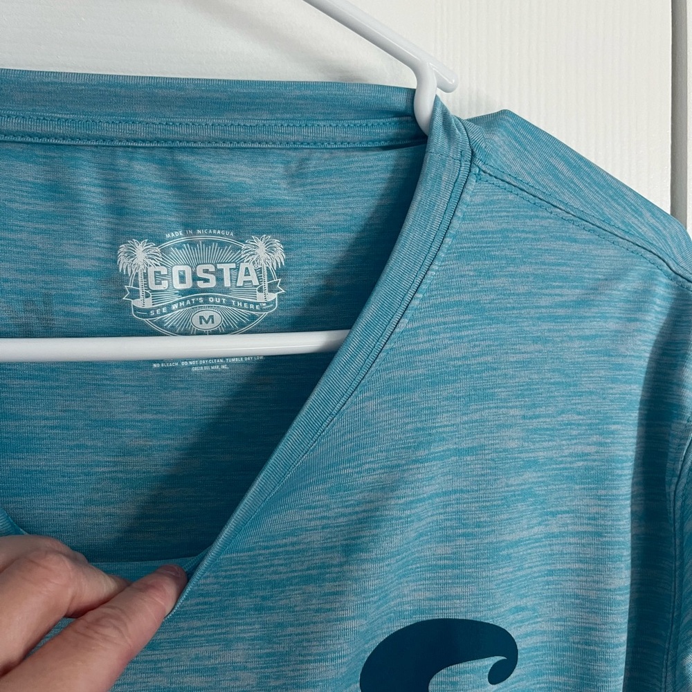 Costa Blue Long Sleeve Shirt - Picture 2 of 3